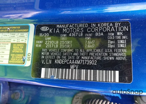 2021 Kia Seltos Lx from USA, damaged, VIN KNDEPCAA4M7173902